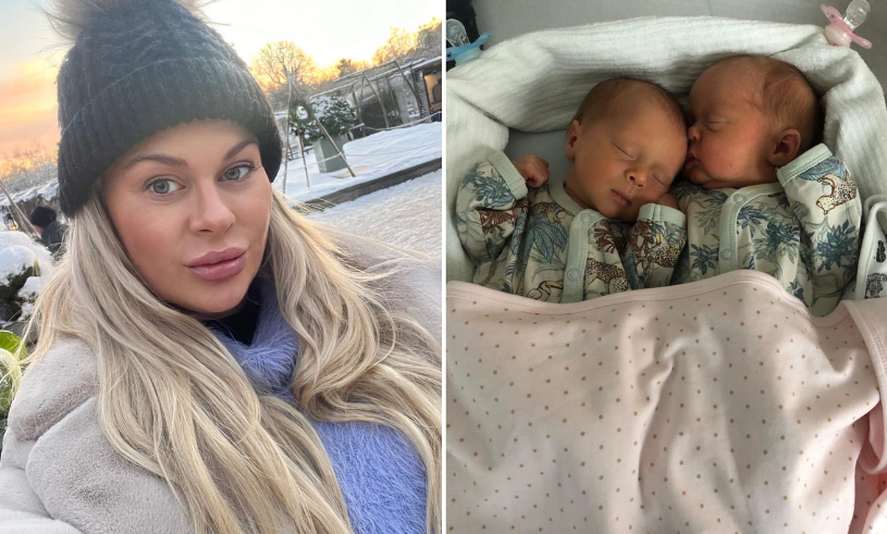 Pernilla Sjöholm föll för “Tindersvindlaren” – nu har hon fått tvillingar