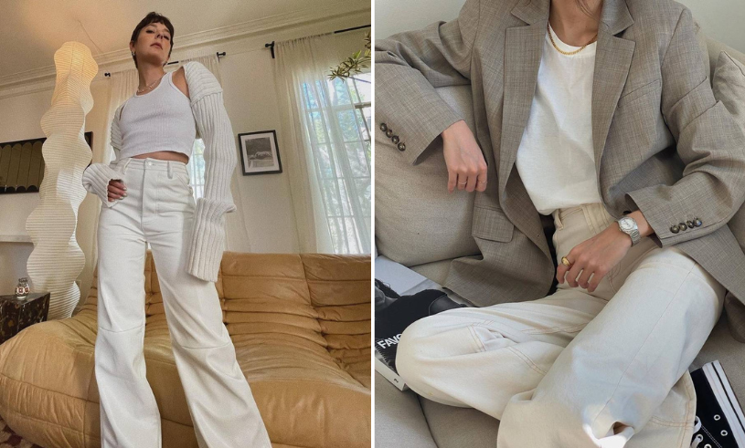 Säsongens snygga vita jeans – ett mångsidigt tillskott i garderoben