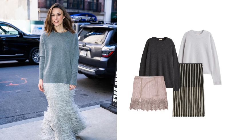 Statement-kjolen och den avslappnade tröjan – vårens vinnande kombination
