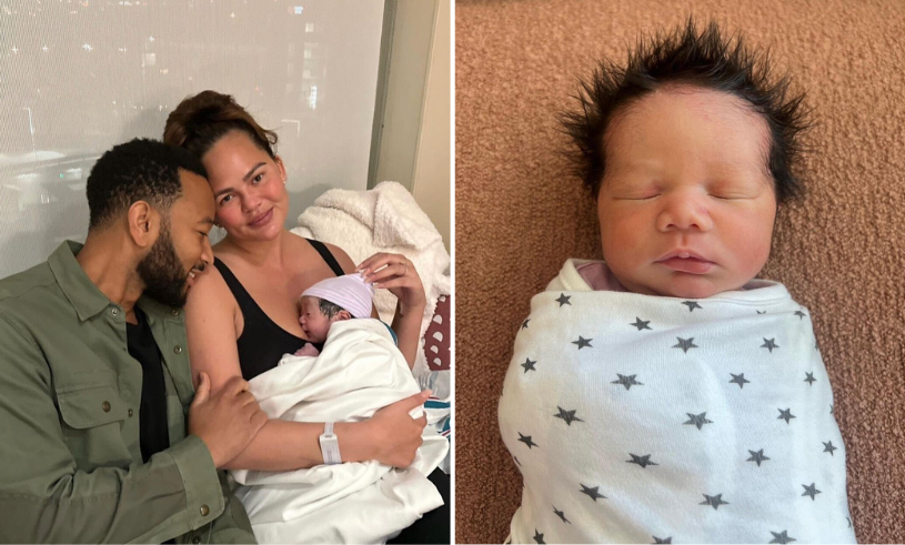 Chrissy Teigen och John Legend välkomnar sitt fjärde barn – via surrogat