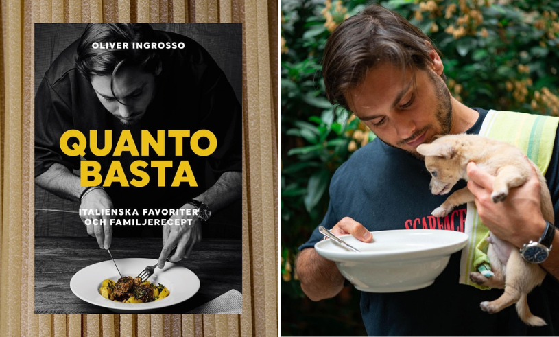 Oliver Ingrosso släpper kokboken “Quanto basta”