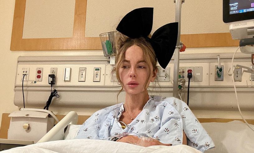 Kate Beckinsale lade upp bilder från sjukhus – fansen oroade