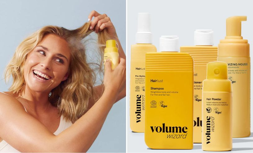 Platt hår? Hairlusts nya produkter ger omedelbar volym åt fint hår