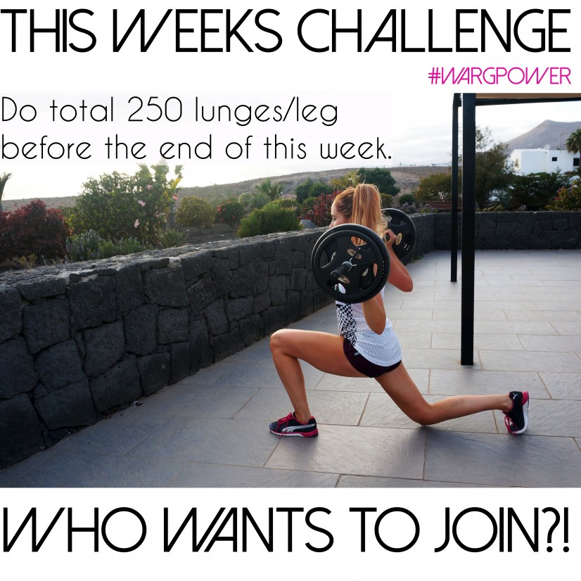 this weeks challenge