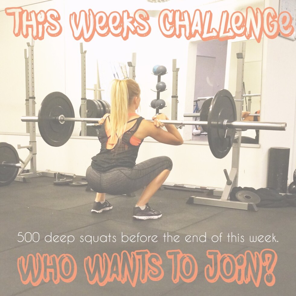 this weeks challenge