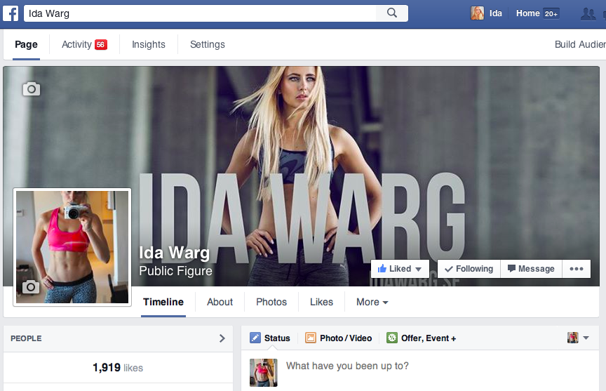 Ida Warg facebook