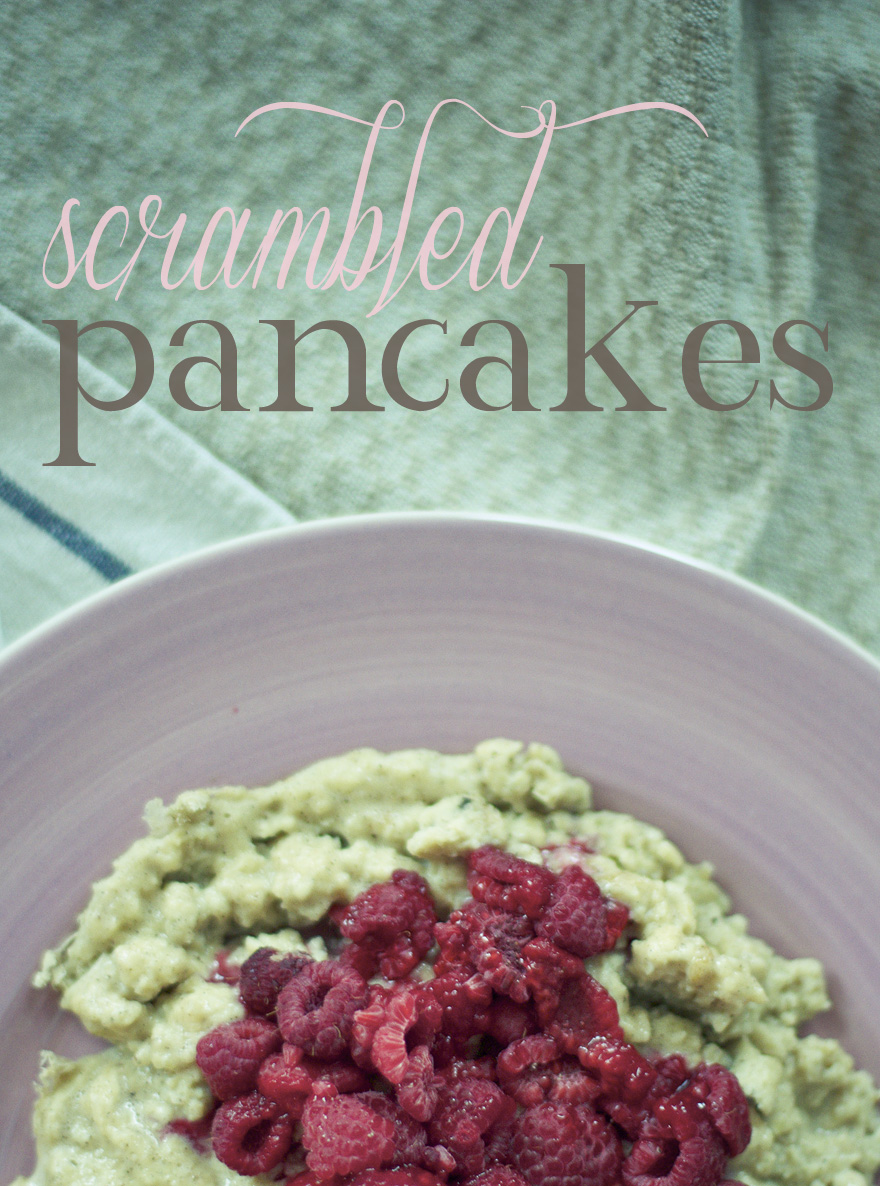 scrambled pancakes 
