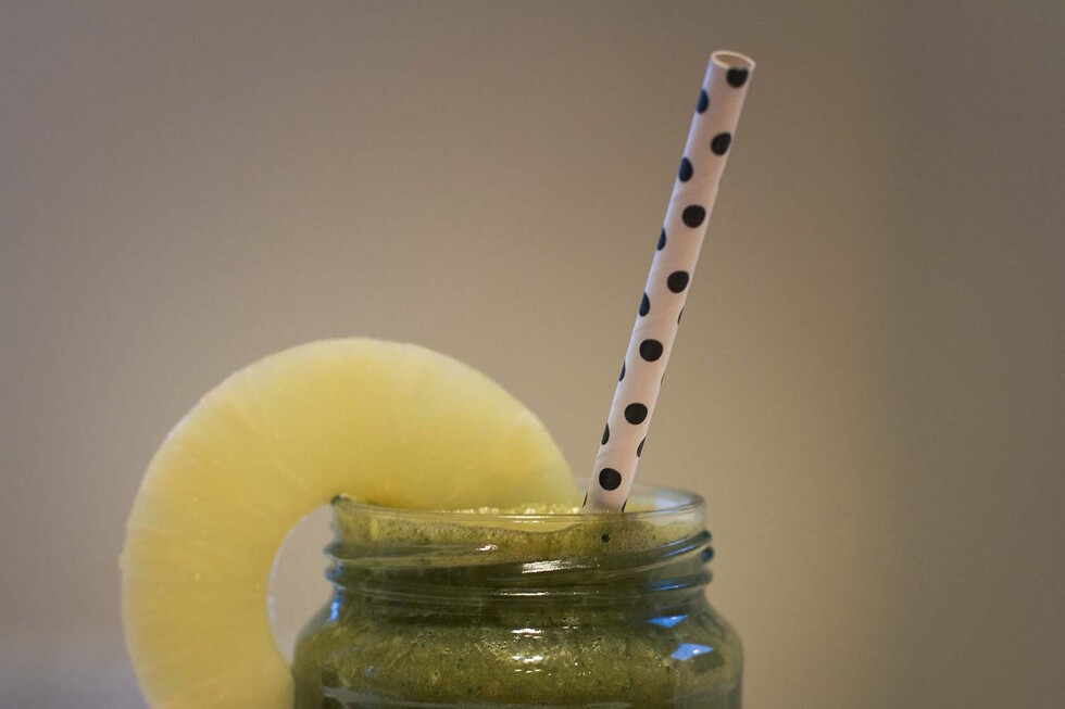 green protein smoothie oatly
