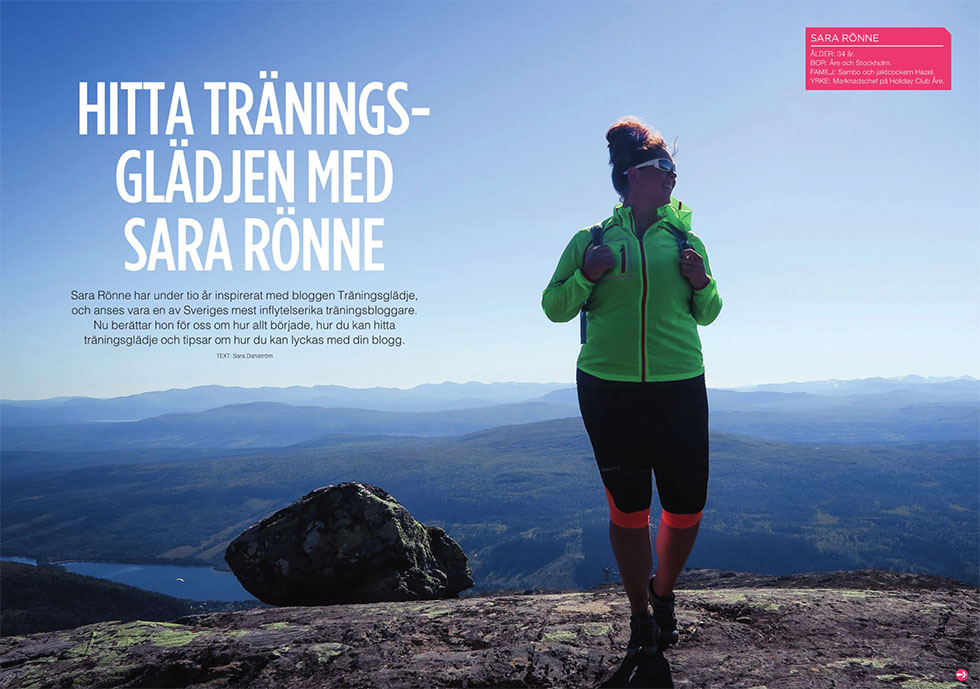 Hälsa & Fitness Sara Rönne i media