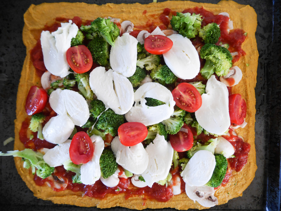 Glutenfri vegetarisk Pizza-4