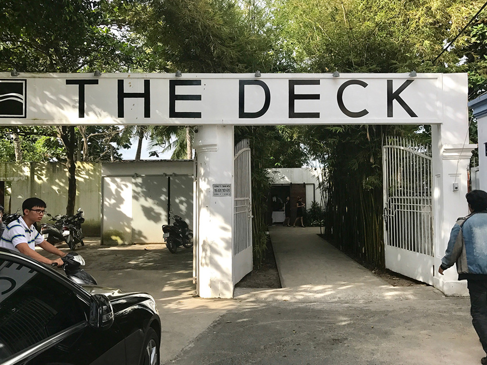 the deck