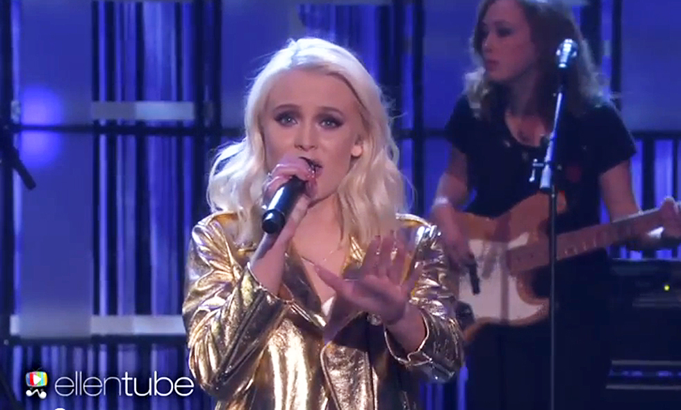 zara larsson hos elle degeneres